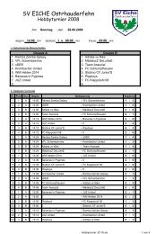 Sportverein SV Eiche Ostrhauderfehn