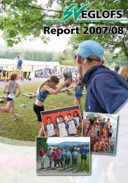 Report 2007/08 - beim SV Eglofs