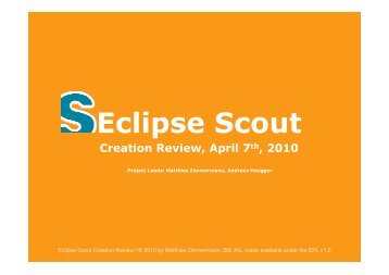 Scout Creation Review - Eclipse