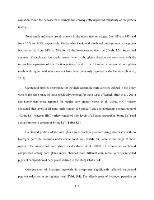 Pigment Reduction in Corn Gluten Meal and Its Effects on Muscle ...