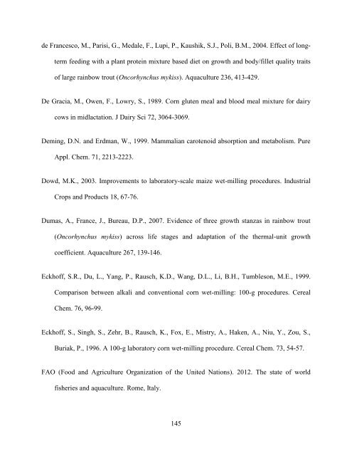 Pigment Reduction in Corn Gluten Meal and Its Effects on Muscle ...