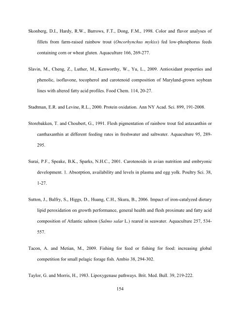 Pigment Reduction in Corn Gluten Meal and Its Effects on Muscle ...