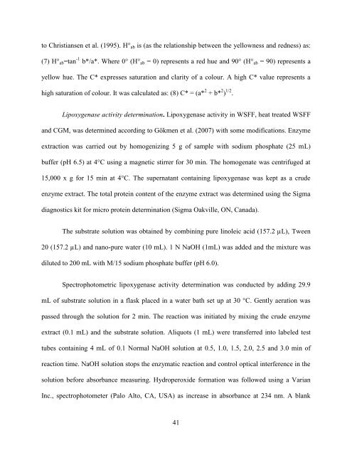 Pigment Reduction in Corn Gluten Meal and Its Effects on Muscle ...