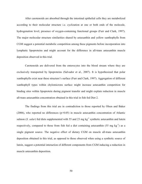 Pigment Reduction in Corn Gluten Meal and Its Effects on Muscle ...