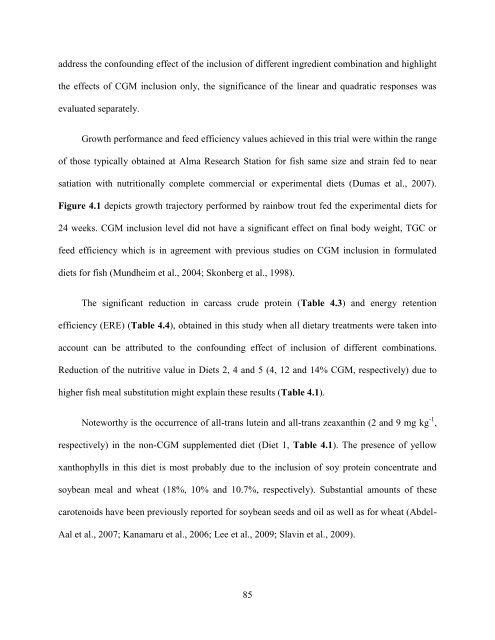 Pigment Reduction in Corn Gluten Meal and Its Effects on Muscle ...