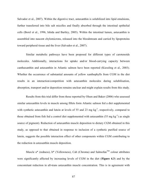 Pigment Reduction in Corn Gluten Meal and Its Effects on Muscle ...