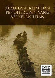 KEADILAN IKLIM DAN PENGHIDUPAN YANG BERKELANJUTAN