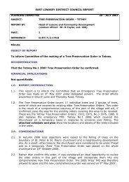 Tree Preservation Order - Tetney - East Lindsey District Council