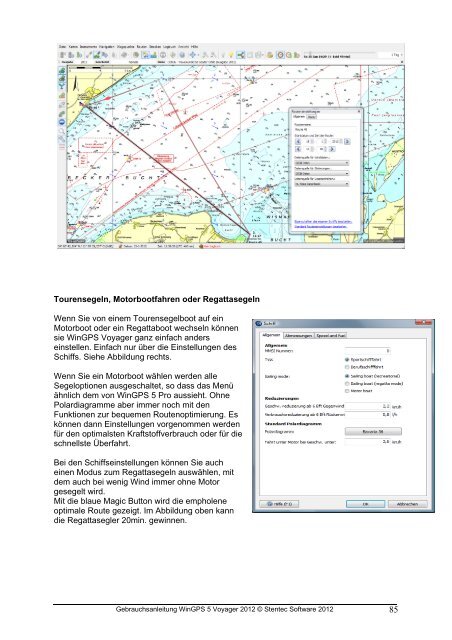 Gebrauchsanleitung WinGPS 5 Voyager - Stentec