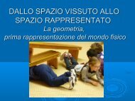 dallo spazio vissuto allo spazio rappresentato - barbescuola