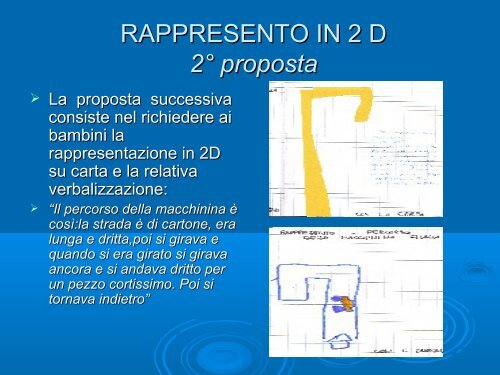 dallo spazio vissuto allo spazio rappresentato - barbescuola