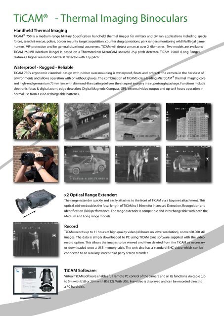 TiCAM brochure - Lahoux Optics