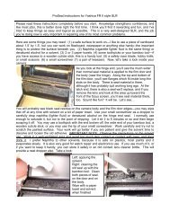 ProSeal Instructions for Yashica FR II style SLR Please read these ...