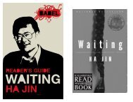 Ha Jin - Just Buffalo Literary Center