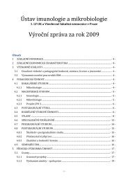 ÃƒÂšstav imunologie a mikrobiologie VÃƒÂ½roÃ„ÂnÃƒÂ­ ... - 1. lÃƒÂ©kaÃ…Â™skÃƒÂ¡ fakulta