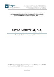 PLAN DE LIQUIDACION BAYRO.pdf - lugar abogados & asociados