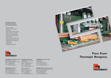 Press Dryer Thermojet Novapress - Grenzebach Maschinenbau GmbH