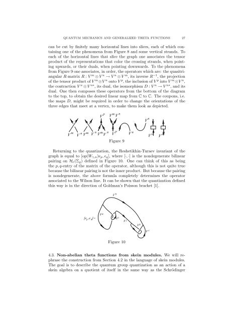 QUANTUM MECHANICS AND NON-ABELIAN THETA FUNCTIONS ...