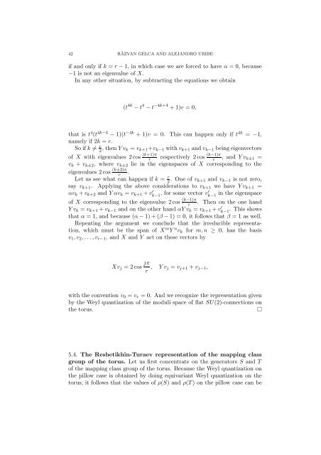 QUANTUM MECHANICS AND NON-ABELIAN THETA FUNCTIONS ...