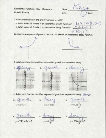 What are linear and exponential functions?