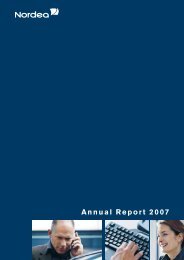 Annual Report 2007 - Nordea Bank Lietuva