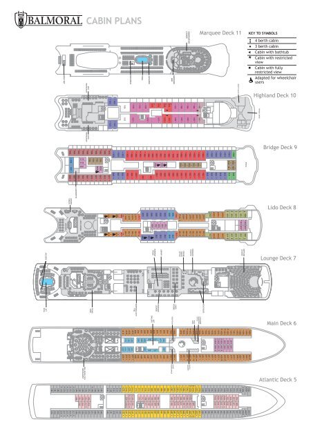 Balmoral Deck Plans Pdf Fred Olsen Cruises
