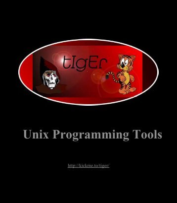 Parlante's Unix Programming Tools - Faculty.rmc.edu