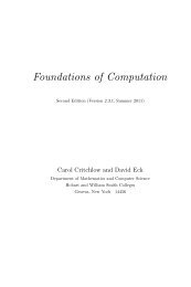 Foundations Of Computation, Version 2.3.1 (Summer 2011), 6x9