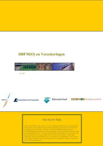 Eindrapport DBFM(O) en verzekeringen - PPS bij het Rijk