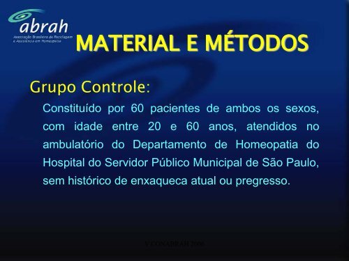 II Conabrah - AssociaÃ§Ã£o Brasileira de Reciclagem e AssistÃªncia ...