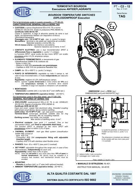 pt – c2 – 12 alta qualitá costante dal 1897 - Coulton Instrumentation