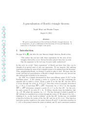 A generalization of Routh's triangle theorem
