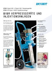 WIWA VERPRESSGERÃTE UND INJEKTIONSANLAGEN - Apeqwiwa