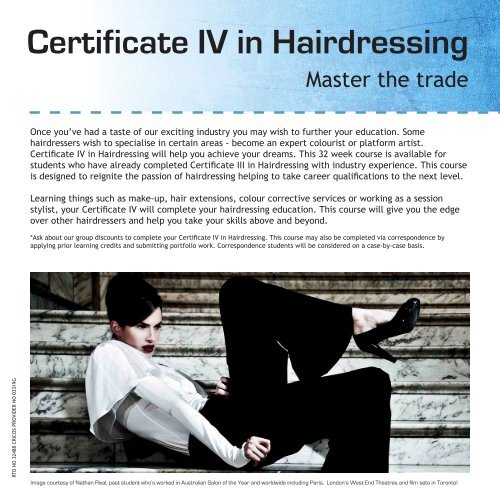 Certificate III in Hairdressing - Brisbane School of Hairdressing
