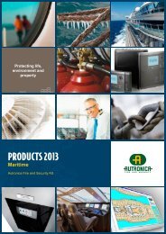 PRODUCTS 2013 - Autronica Fire and Security AS