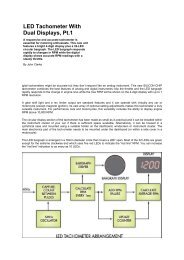 LED Tachometer With Dual Displays, Pt.1 - The Automotive India