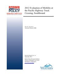 2012 Evaluation of Mobility at the Pacific Highway Truck Crossing ...