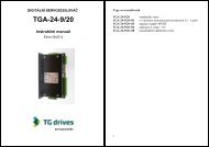 HW manuÃ¡l - TG Drives