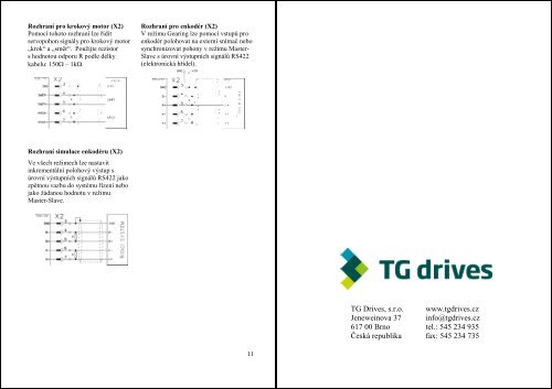 HW manuÃ¡l - TG Drives