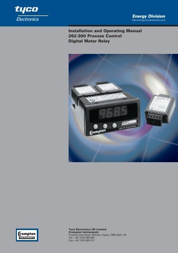 Digital Meter Relay 262-300 Process Control - Crompton Instruments