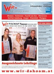 gewinnspiel - Wirtschaftsregion Fuschlsee