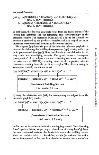 Lexical Pragmatics - Journal of Semantics