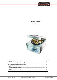 ROTOFIX 32 A - Hettich Instruments