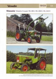Wesseler WL 26 E, 230 E, 340 E - Wesseler Club