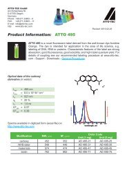 Product Information: ATTO 495 - ATTO-TEC GmbH