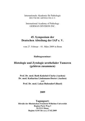 Anamnesen als .pdf - Internationale Akademie für Pathologie ...