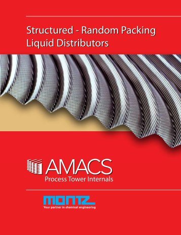 Structured - Random Packing - Amacs Process Towers Internals