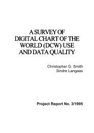 a survey of digital chart of the world (dcw) use and ... - SpatialNews