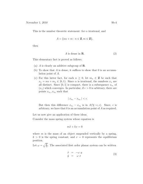 Differential Equations on the two dimensional torus 1 Constant ...