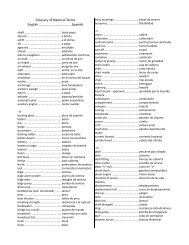 Glossary of Nautical Terms English ...................................Spanish